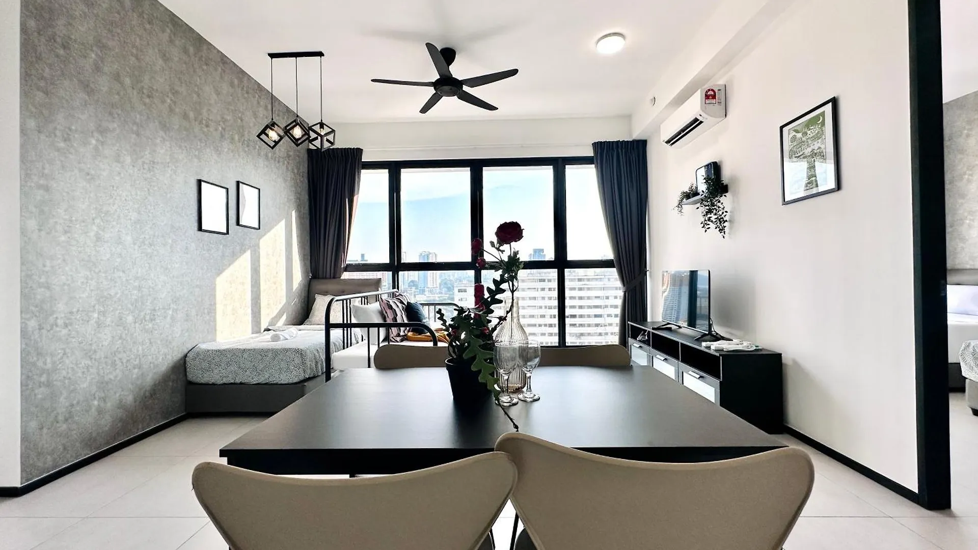 View Of Whole Georgetown Sea&City View 3Br-12Pax Jelutong 0*,  Malajzia